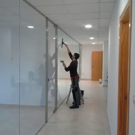 Limpieza de cristales para polígono industrial oeste